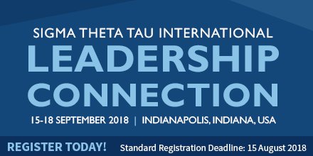 SigmaNursing's tweet photo. We're just one week away from the standard registration deadline for #SigmaLC18, and we'd love to have you join us to talk about transformative nursing leadership! Register today at https://t.co/EWs9m38tzS. https://t.co/3g2MnulLgc