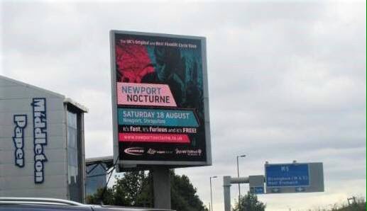 Have you seen our big screen ads on the M6 near Birmingham and around <a href="/TelfordCentre/">TelfordCentre</a> ?  Pls spread the word about the event and let's get everyone we know in Newport for a great night out on Saturday 18th  August!