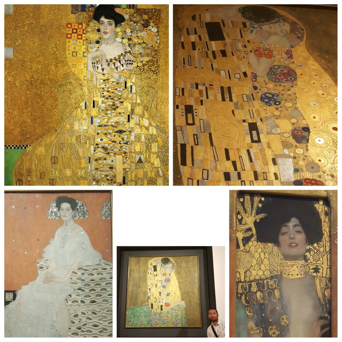 paul_james26's tweet photo. After Van Gogh. Klimt is my favorite painter of all time. 👨🎨 #WhenInVienna #BelvederePalaceMuseum https://t.co/EbtQA5Zjn1