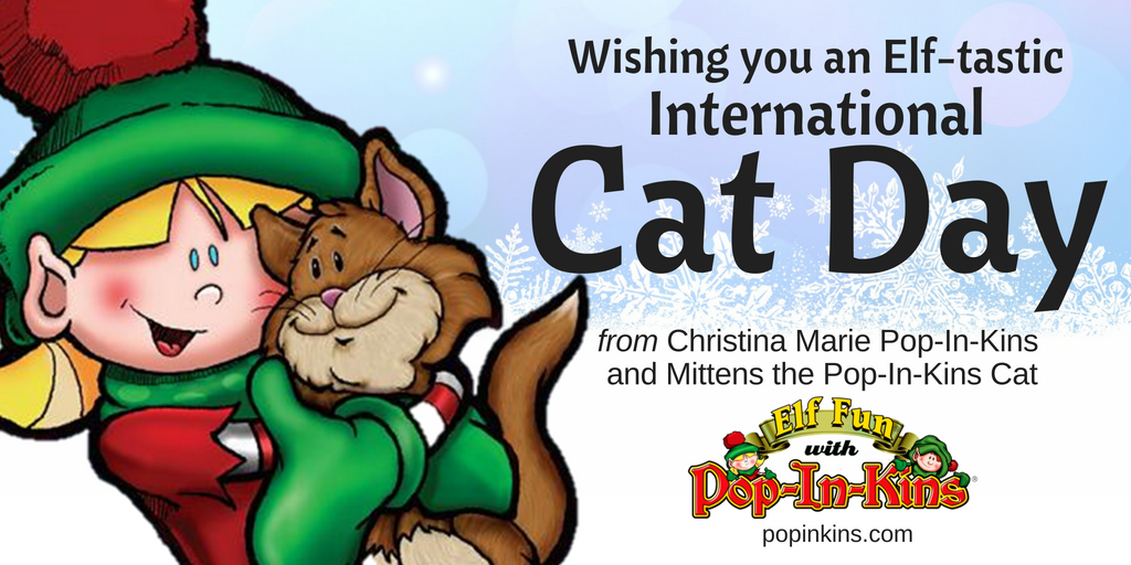 PopInKins's tweet photo. Happy #InternationalCatDay from Christina Marie Pop-In-Kins and Mittens the Pop-In-Kins Cat at https://t.co/6KUiv64KUX🐱🐈 https://t.co/fyqwaBhebg