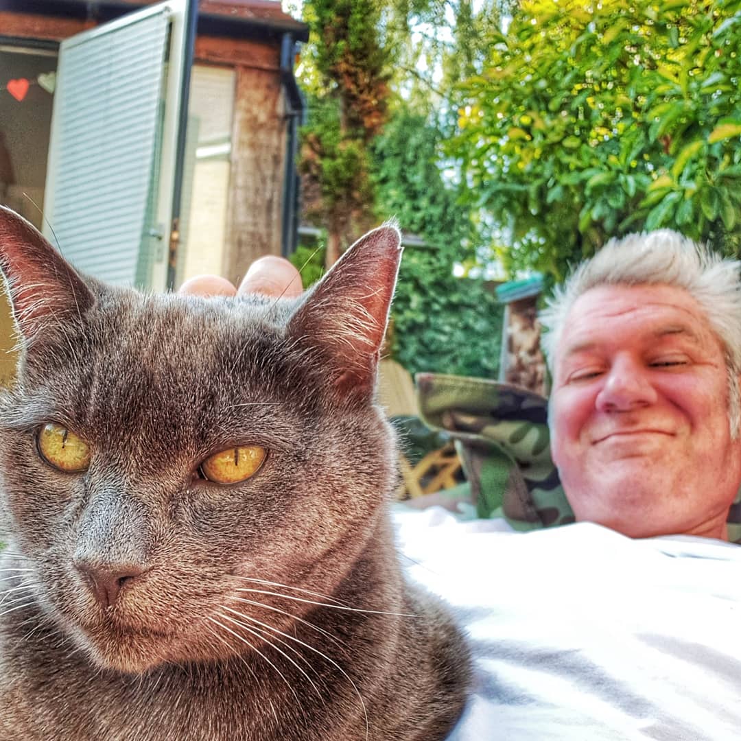 Here's to #InternationalCatDay #InternationalCatDay2018 Puff, my trusty friend x