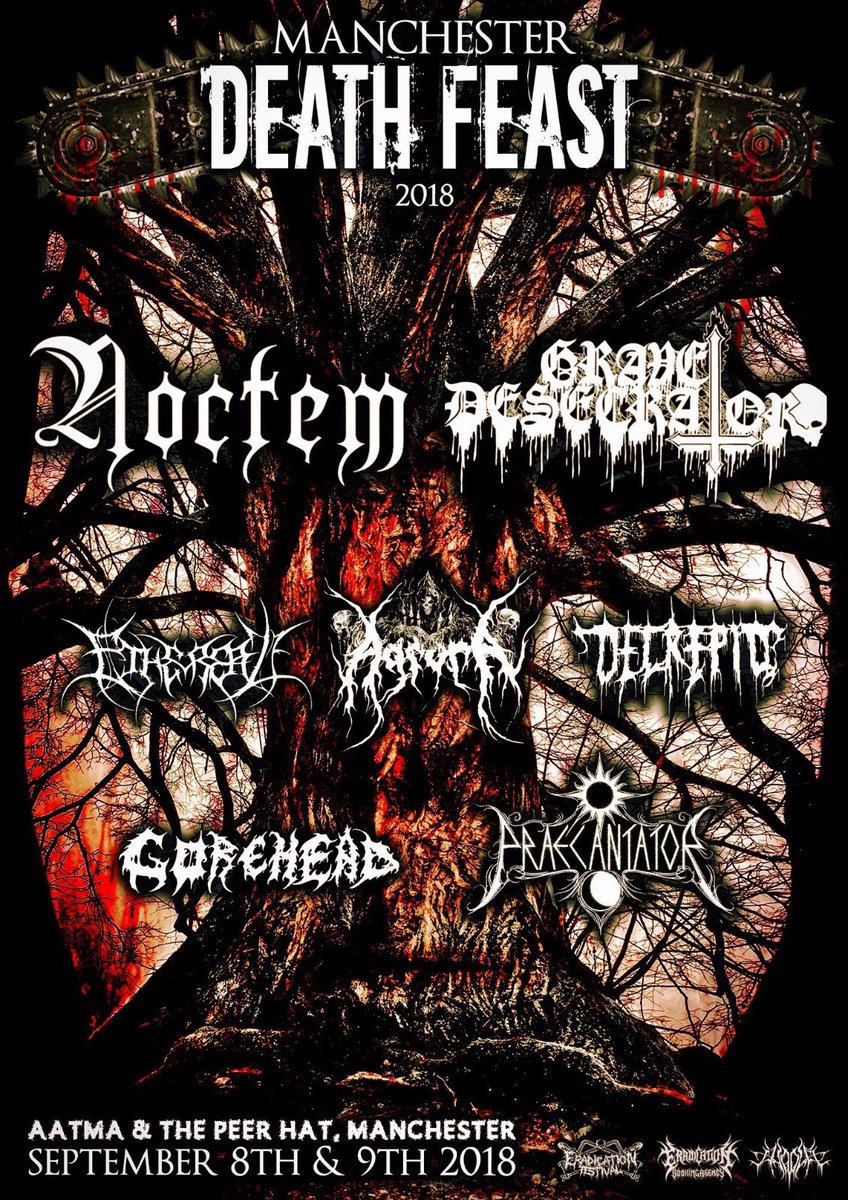 NoctemOfficial's tweet photo. We will return to the UK this september!!! #ManchesterDeathFest @ProstheticRcds @ArtGatesRecords #hellfrogpromotion https://t.co/VS3SjKva3F