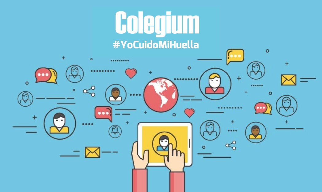colegium's tweet photo. "#YoCuidoMiHuella, la iniciativa para el uso responsable de los niños y adolescentes en las redes sociales". ¡Nuestra campaña ya está en Argentina! Revisa la nota que nos hicieron en @LatinSpots aquí https://t.co/i9NlJErN7F https://t.co/VCl5qtUIEr