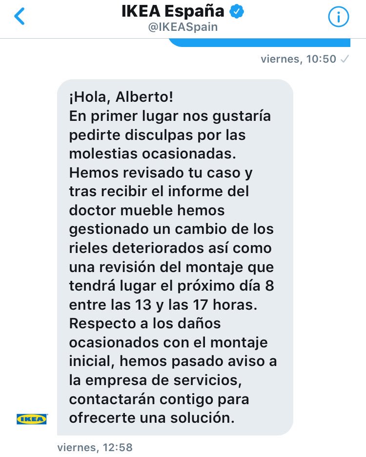 Avstokkum's tweet photo. Pues nada @IKEASpain lo habéis vuelto hacer! tres veces que nos dejáis tirados, tres días esperando tres dias perdidos, que vergüenza pagar por qué te monten un mueble y te destrocen la pared el mueble y te hagan perder el tiempo #ikea https://t.co/GJpFEAipjH