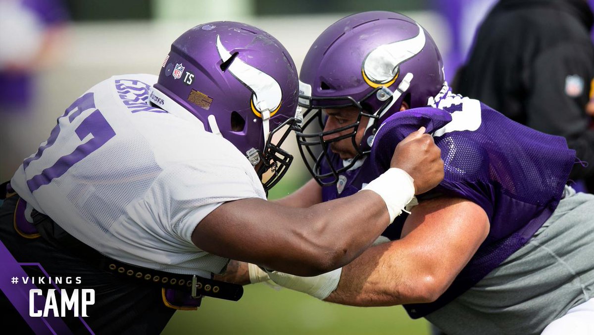 .@cedison_ is taking advantage of every extra rep at #VikingsCamp.   📰: mnvkn.gs/Xou41r https://t.co/NoC9kKlXT0