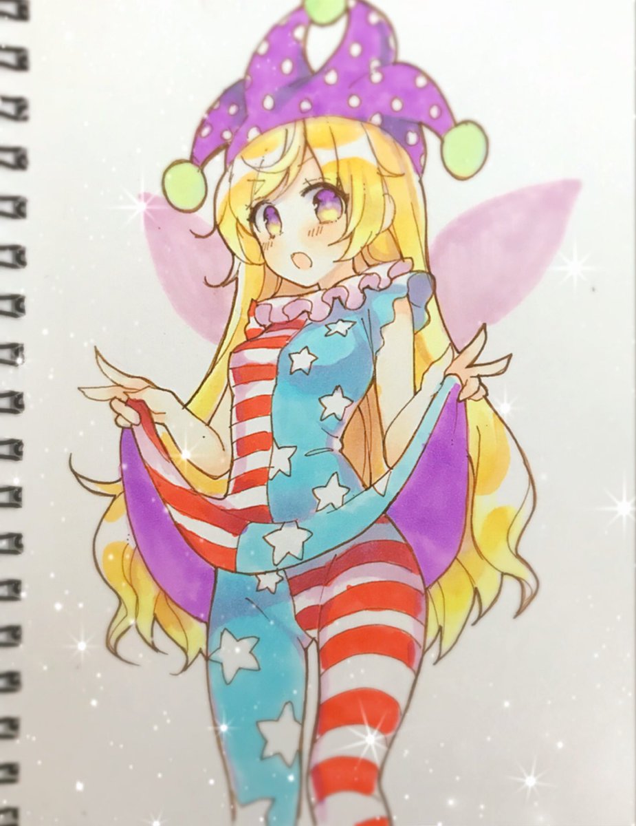 クラウンピース 「#深夜の真剣お絵描き60分一本勝負
クラウンピース! 」|とろみのイラスト