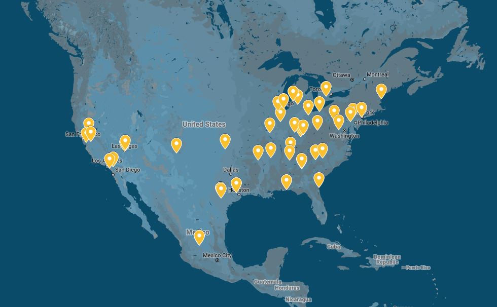 Forklift-Simulator, used in 10 countries with over 50 locations in North America!