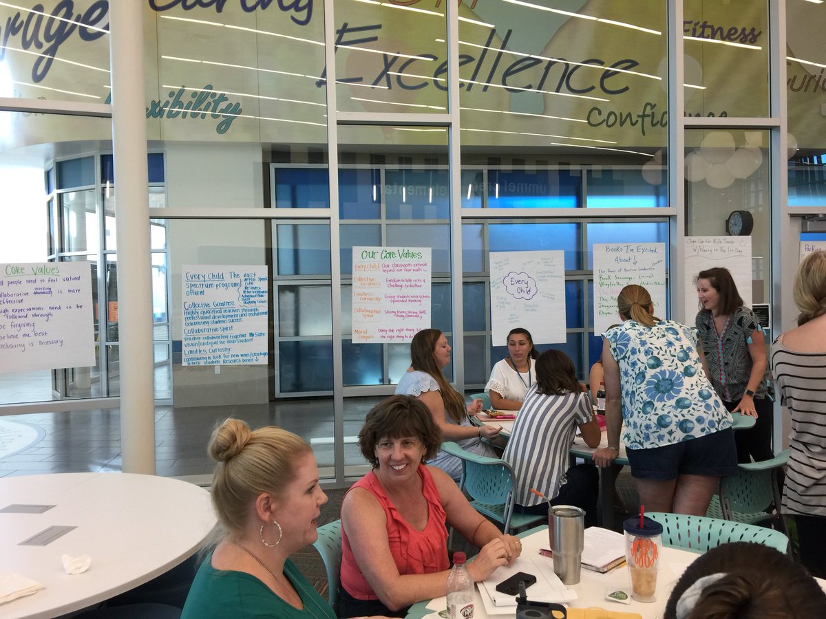 NancyHarn's tweet photo. Great conversations as RCE teachers dive deeper into #sbisdcorevalues https://t.co/IYBz6SISe0