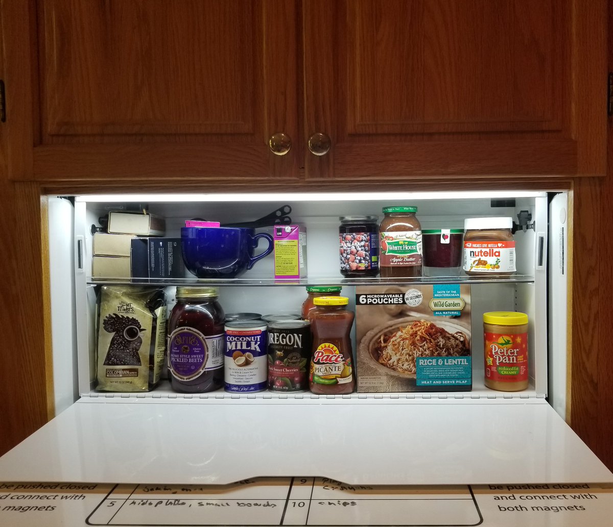 captainaccess's tweet photo. When searching through you cabinets do you wish it was easier to see what is on each shelf? The @real_zack_rack  has that covered. Each shelf is delivered to an easily accessible height and is illuminated with an LED light strip. https://t.co/PHy2J3CZ04 #sponsored https://t.co/eb9fAC4Dlr