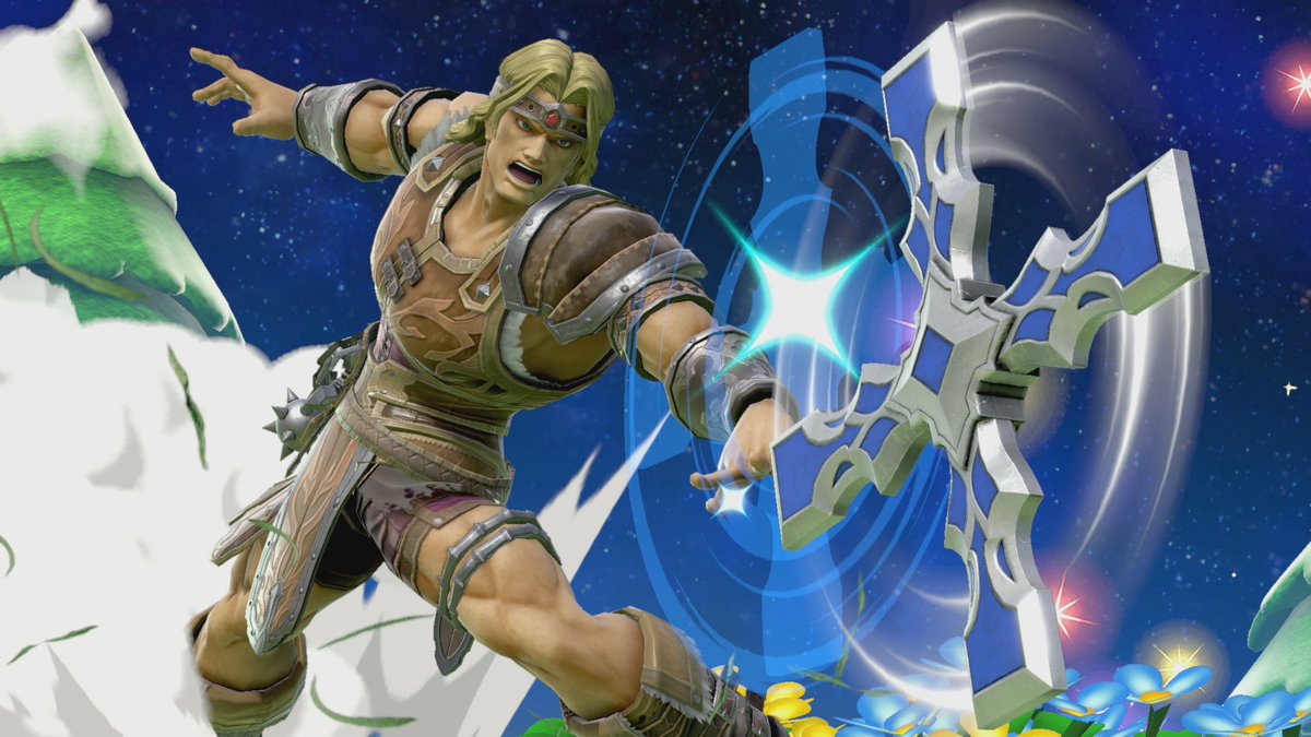 NintendoVS's tweet image. The legendary vampire hunter Simon Belmont comes to Super #SmashBrosUltimate from the #Castlevania series!