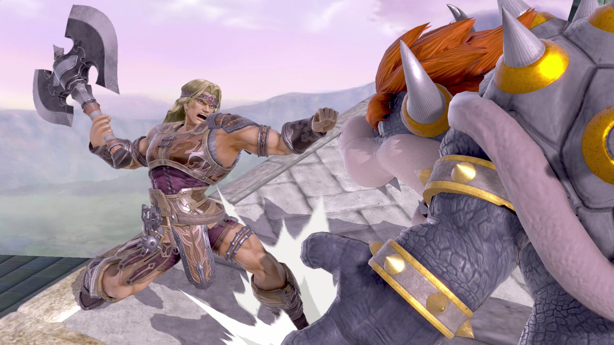NintendoVS's tweet image. The legendary vampire hunter Simon Belmont comes to Super #SmashBrosUltimate from the #Castlevania series!