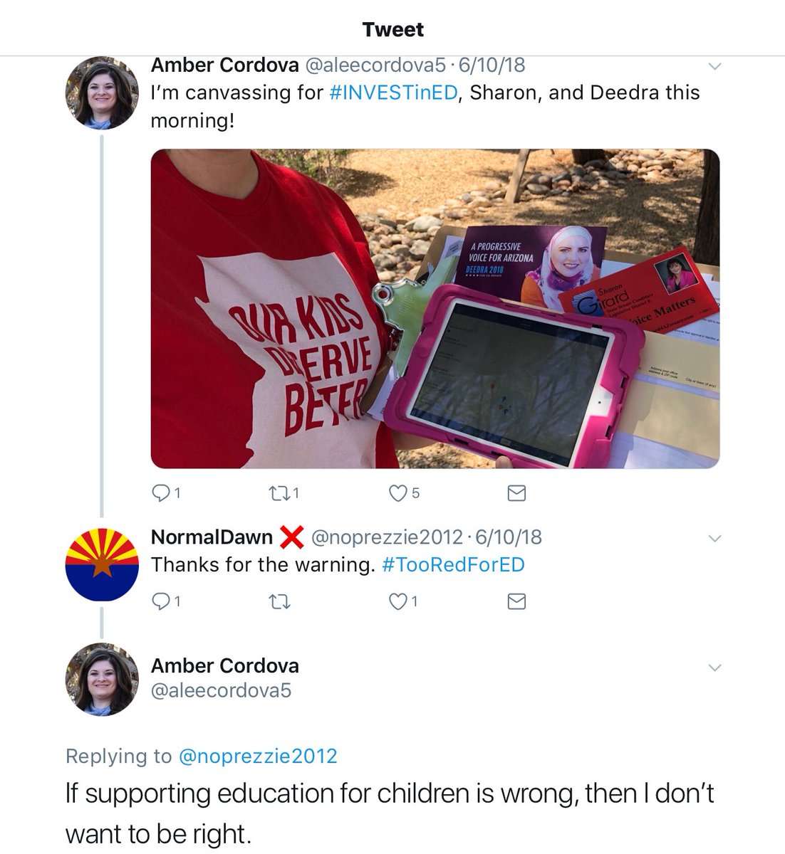 noprezzie2012's tweet photo. @CGChollaCharger .Also, liking a political candidateโs post is a BIG no no Cholla Elementary. โ
#RedForEdExposed #TooRedForEd
@azedschools https://t.co/4ZHSwSMUUo