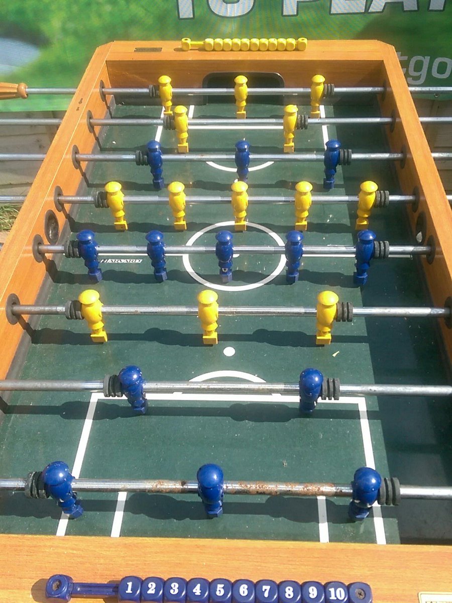 FootgolfAcademy's tweet image. Can anyone spot the mistake with our table football?