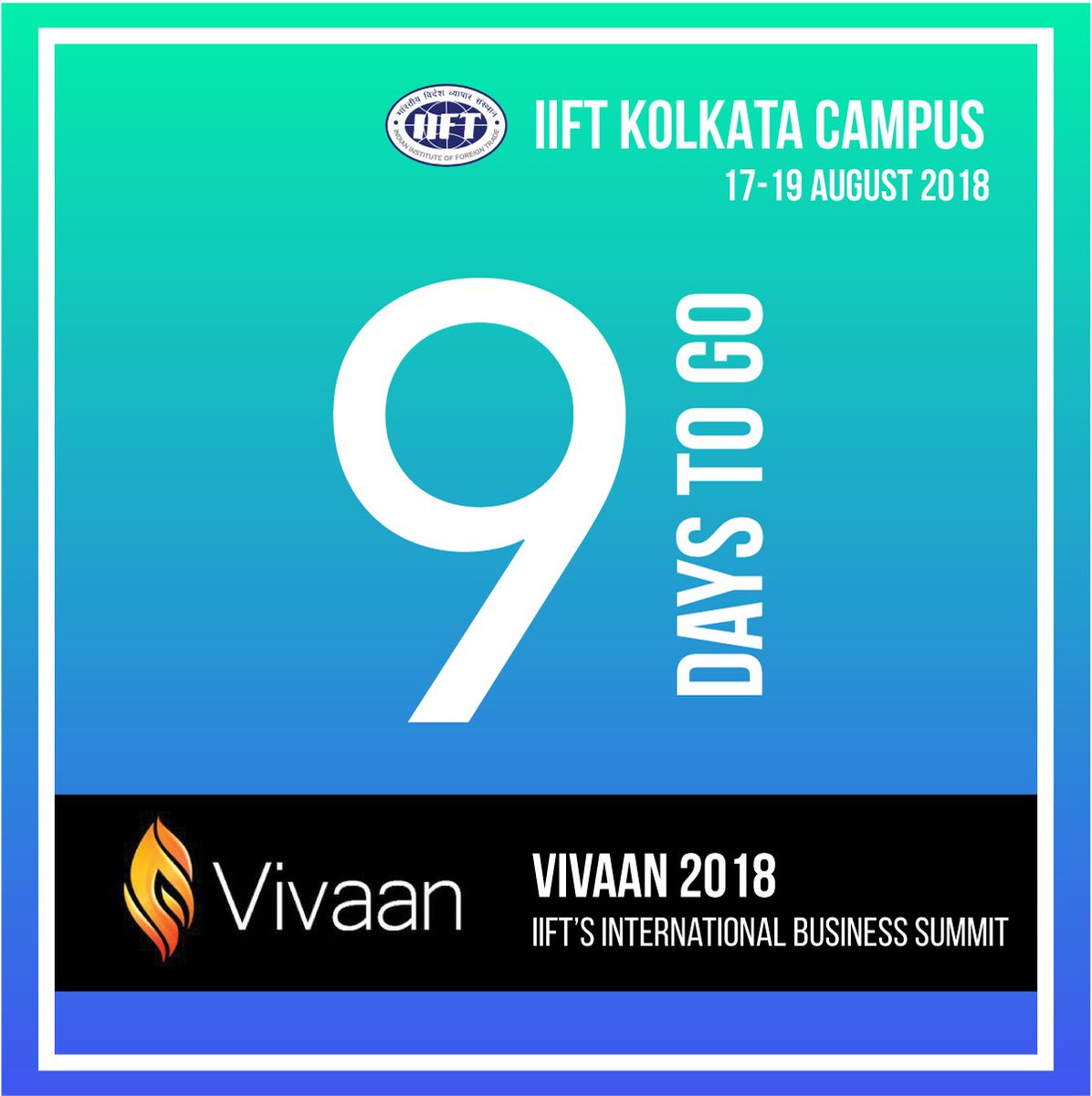 iift1963's tweet photo. Get Ready!
#Vivaan #IIFT @IIFT_Vivaan https://t.co/ZKrYEzZH9Z