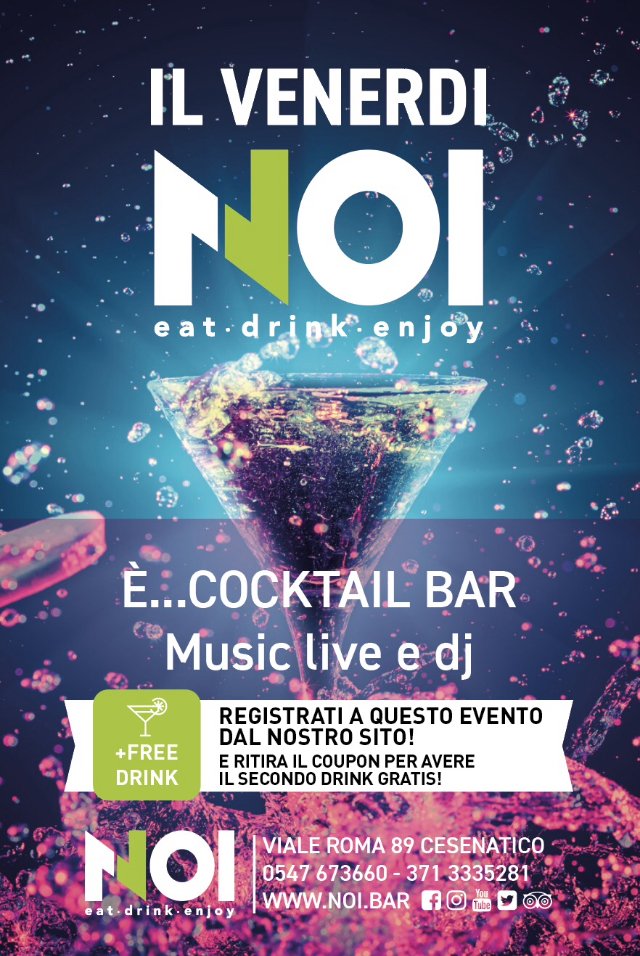 vienidanoibar's tweet photo. IL #VENERDI' #NOI E' #COCKTAIL #BAR #MUSICA #LIVE E #DJ Registrati a questo #evento e ritira il coupon per avere il secondo #drink GRATIS
PARTECIPA ORA. Clicca qui per registrarti: https://t.co/wP4FCc4v4A #cesenatico #locale #divertimento #musica  #night #afterdinner #spritz https://t.co/e1nU1USKKE