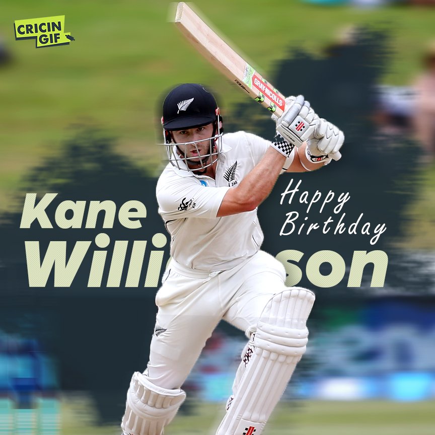  Happy Birthday to skipper Kane Williamson! 