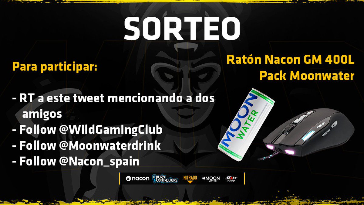 WildGamingClub's tweet photo. 🎂 ¡Último SORTEO de nuestro aniversario! Ratón laser gaming GM 400L de @NacongamingES y un pack de bebidas @MoonWaterDrink 

⭕ Para participar, sigue las instrucciones de la imagen ⭕

🔗 https://t.co/UIZRUFc6DI 
🔗 https://t.co/SjYv7flcmX 

🍀 ¡Mucha suerte!

#Wildversario https://t.co/BdqbJsOSOa