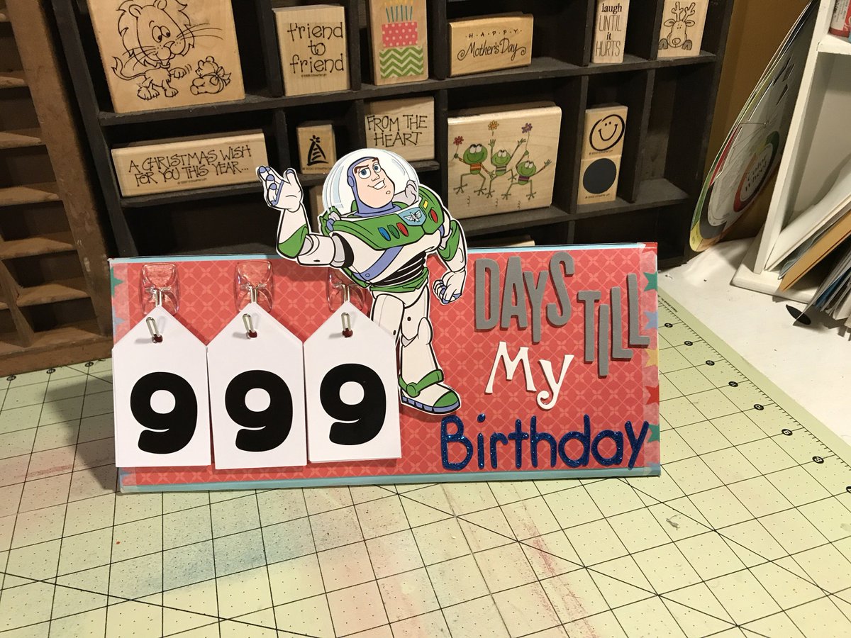 Excited to share the latest addition to my #etsy shop: Buzz Lightyear Birthday Countdown Calendar etsy.me/2KDVJNU #papergoods #calendar #buzzlightyear #birthdaycalendar #toystory #countdown #countdowntillbday #birthday #cardboard