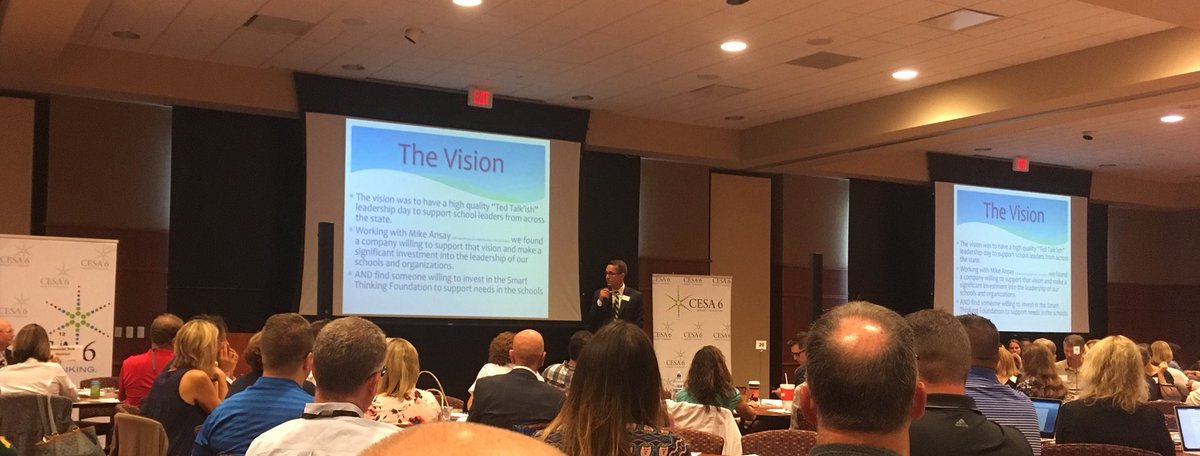 At Ensuring Great Leadership! #ensure18 <a href="/tneitzke/">Thomas Neitzke</a> “Don’t judge, LEAD!” Excited to learn! #education