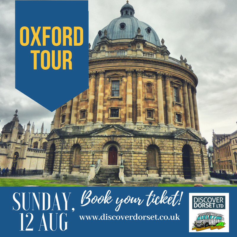 Our tour to Oxford its getting very popular! Join us this Sunday 12 August discoverdorset.co.uk/oxford-tour/