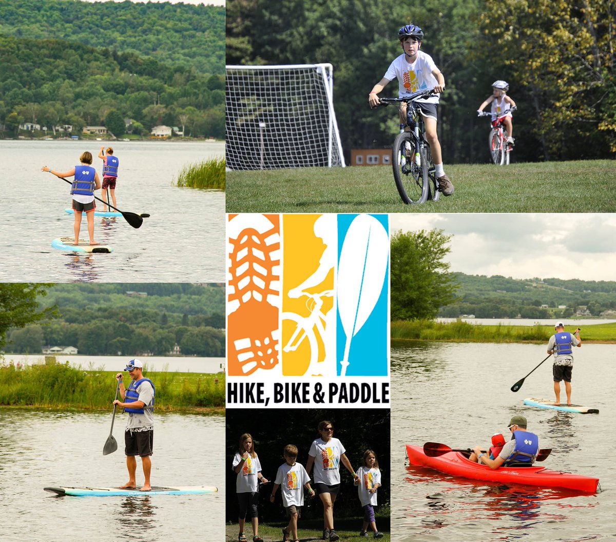 Image result for hike bike and paddle BCBSVT