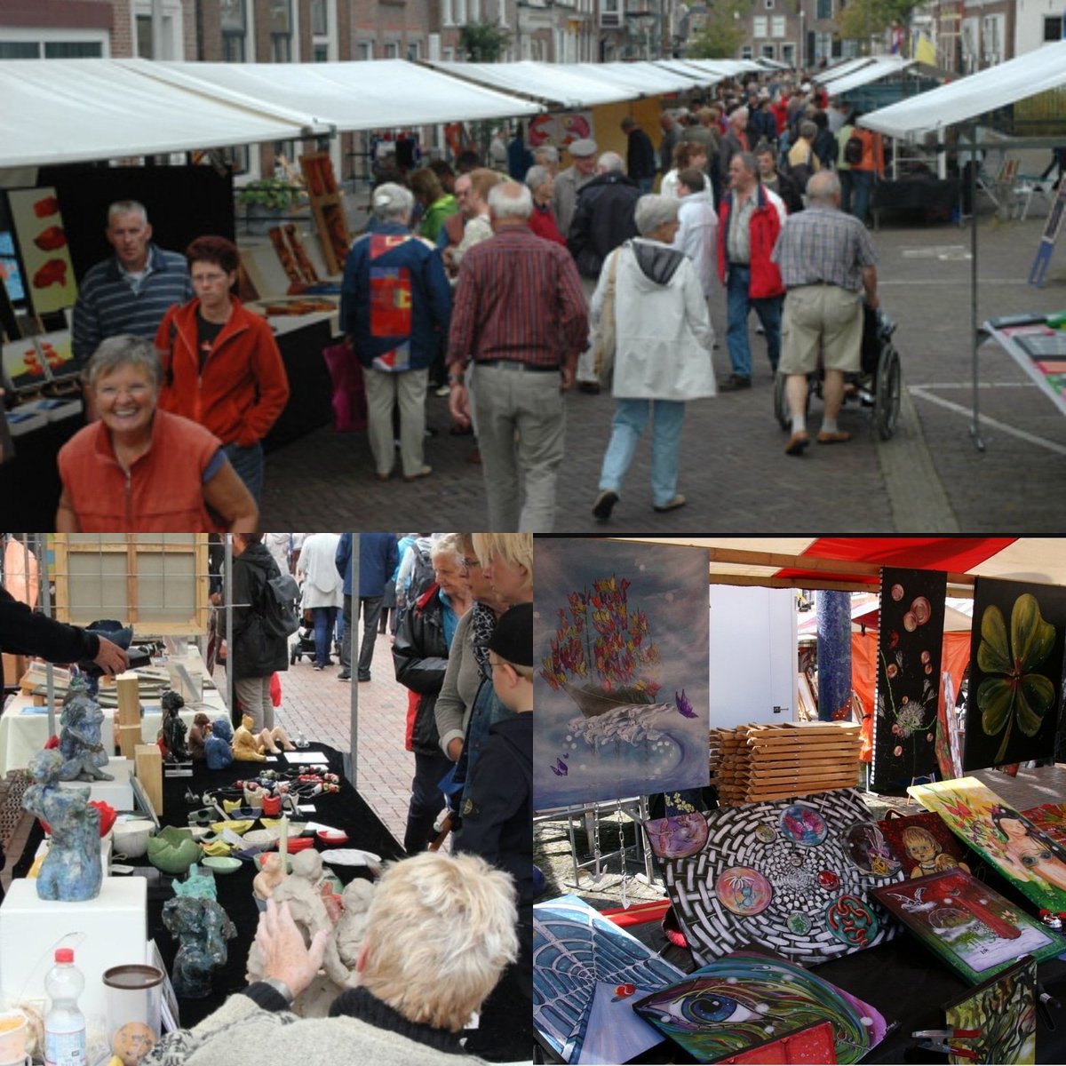 Tijdens de Admiraliteitsdagen op 8 september wordt de binnenstad overdag gevuld met allerlei soorten kunst. De kunstenaars zelf zijn ook in grote getallen aanwezig.
#visitdokkum #visitdokkum #admiraliteitsdagen #stadsfeestendokkum #kunstmarkt #vintage #stijlvol #kunst