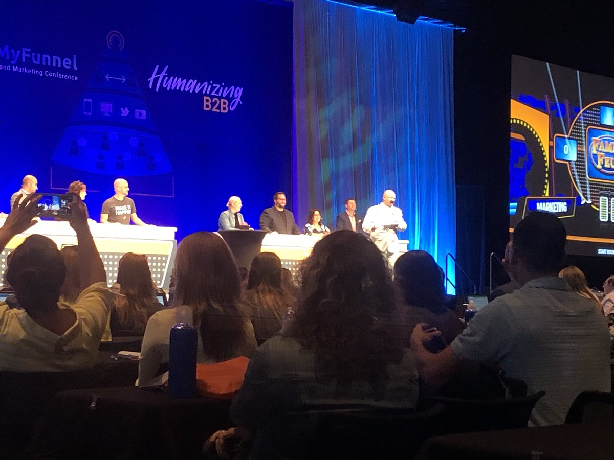 HannahLSwanson's tweet photo. #FlipMyfunnel Family Feud between marketing and sales is my favorite thing yet today https://t.co/pWVvwVE1tl