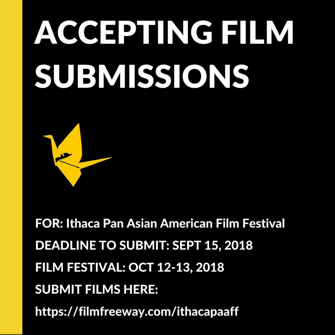 IPAAFF's tweet photo. We're accepting film submissions for the Fall 2018 #IPAAFF! The deadline is Sept 15th. Submit films here: https://t.co/2D7SrCnQD4 #Filmfestival #submission #asianamerican https://t.co/9O71ahTJvO