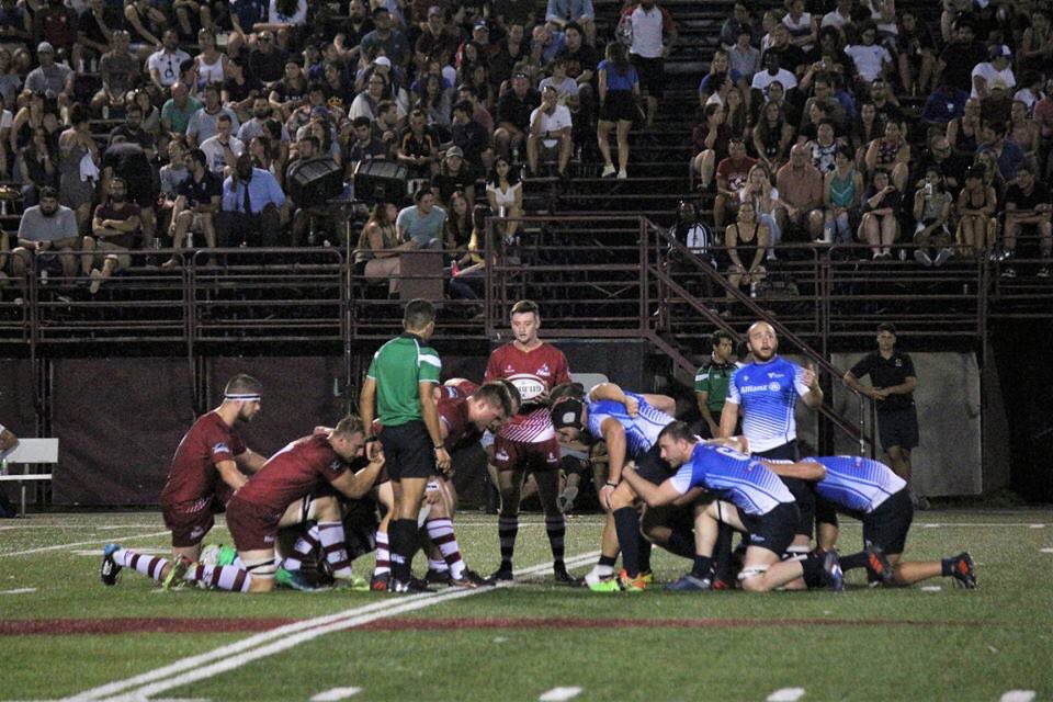 RugbyQuebec's tweet photo. Merci au public présent samedi soir dernier au Stade de l'Université Concordia pour le match Rock v Blues ! #plusfortavecvous ! (photos G Lafontaine) @RugbyCanada @americasrugby @BCRugbyNews https://t.co/jA3v0qS6uP