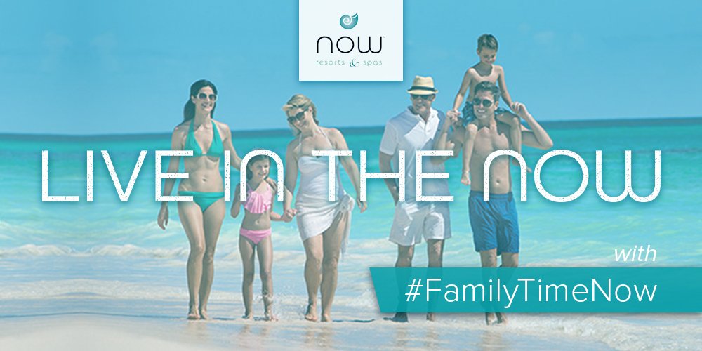 NowResorts's tweet photo. The winner of our #FamilyTimeNow contest will receive the ultimate family vacation swag bag and an experience for everyone to enjoy during their #NowResorts getaway! Enter today: https://t.co/msj8hqYpGM https://t.co/sFc9UY6pe8