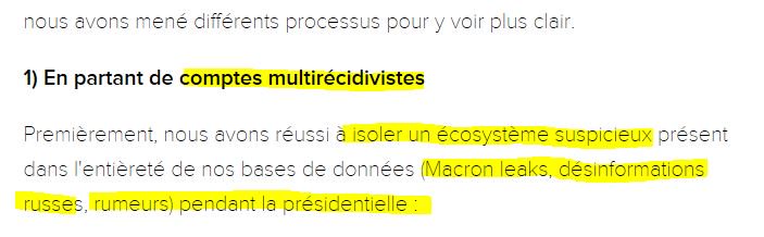 '#comptesmultirécidivistes'
'#partagentplusde3RUMEURS' 
'#écosystèmesuspicieux'
'#écosystèmesdedésinfo'
'#désinfo/#rumeur'?!
#selonleurscritères: les #officines #USA/#Otan #exploitent vos #donnéesperso de #citoyenseuropéens pr vous dire #QUI doit être #considéré co #délinquant.