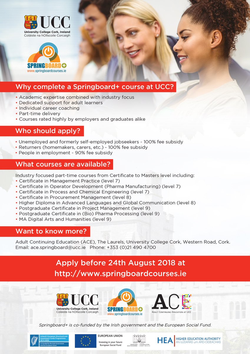 ACEUCC's tweet photo. The deadline for Spingboard is approaching.. have you got your application in yet?!
https://t.co/q9xcCYGRqu
#studywithace #springboard2018 https://t.co/aEPHiOgn3t