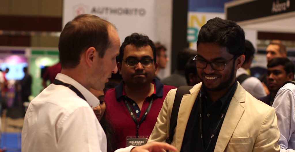 Ubex_AI's tweet photo. Artem Chestnov at the International Blockchain Congress in Hyderabad, India. 
#ubex #india #hyderabat #advertising #roadshow #august #blockchain #eth #neuralnetwork #ArtificailIntelligence https://t.co/eLGFqTE3Au