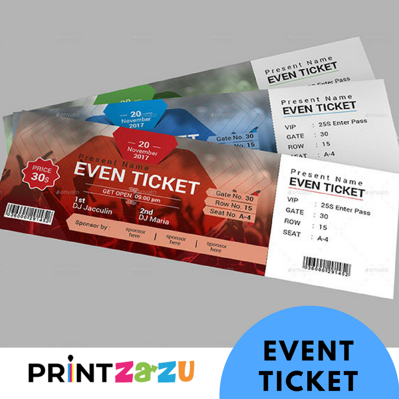 PrintZazu's tweet image. #EventsTickes features 
Printed using superior quality stocks
Available in multiple sizes
Single or Double-sided Printing
you can place your order through our website printzazu.com/store/product-…  or call us on 1-800-516-7606 .
#PrintZazu #SuperiorQuality #MultipleSizes#NewYork