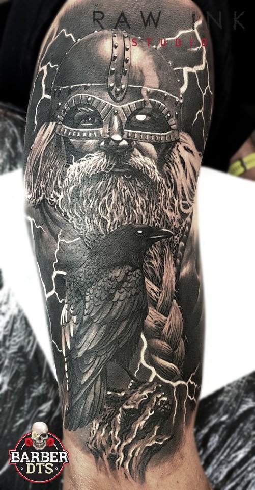 RawInkStudios's tweet photo. Odin piece done by Adrian a few weeks back! Want something cool like this, Adrian is your man! AUGUST FULL BOOKED, SEPTEMBER LIMITED SPACES LEFT.. 7th, 11th, 14th, 20th, 21st, 26th and 29th LEFT.

#wrexham #wrexhamtattoo https://t.co/XINIMcYiKa