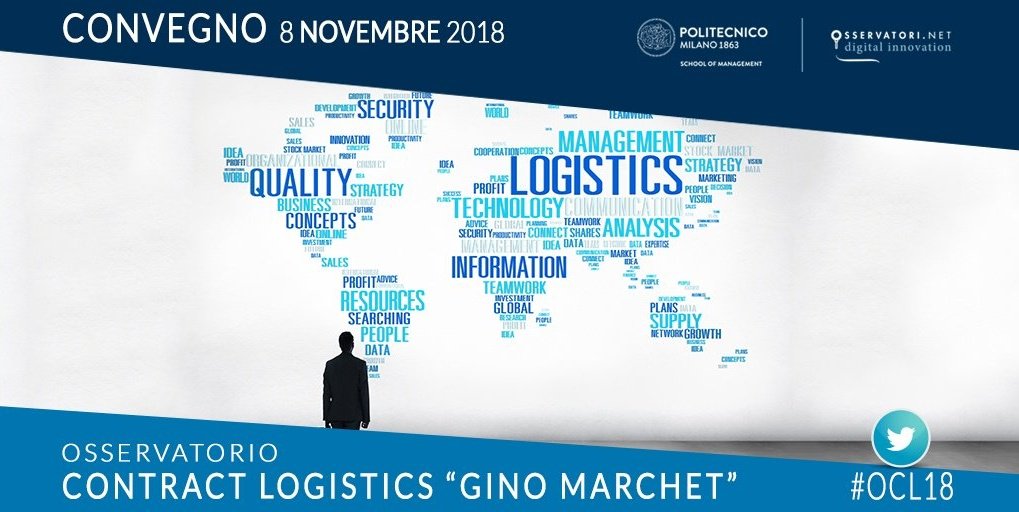 Nuova location per l'Edizione 2018 del Convegno di presentazione dei risultati della Ricerca dell’Osservatorio #ContractLogistics “Gino Marchet”. Scopri i dettagli ed iscriviti gratuitamente per partecipare 🔎 bit.ly/2K9wBP2 #OCL18