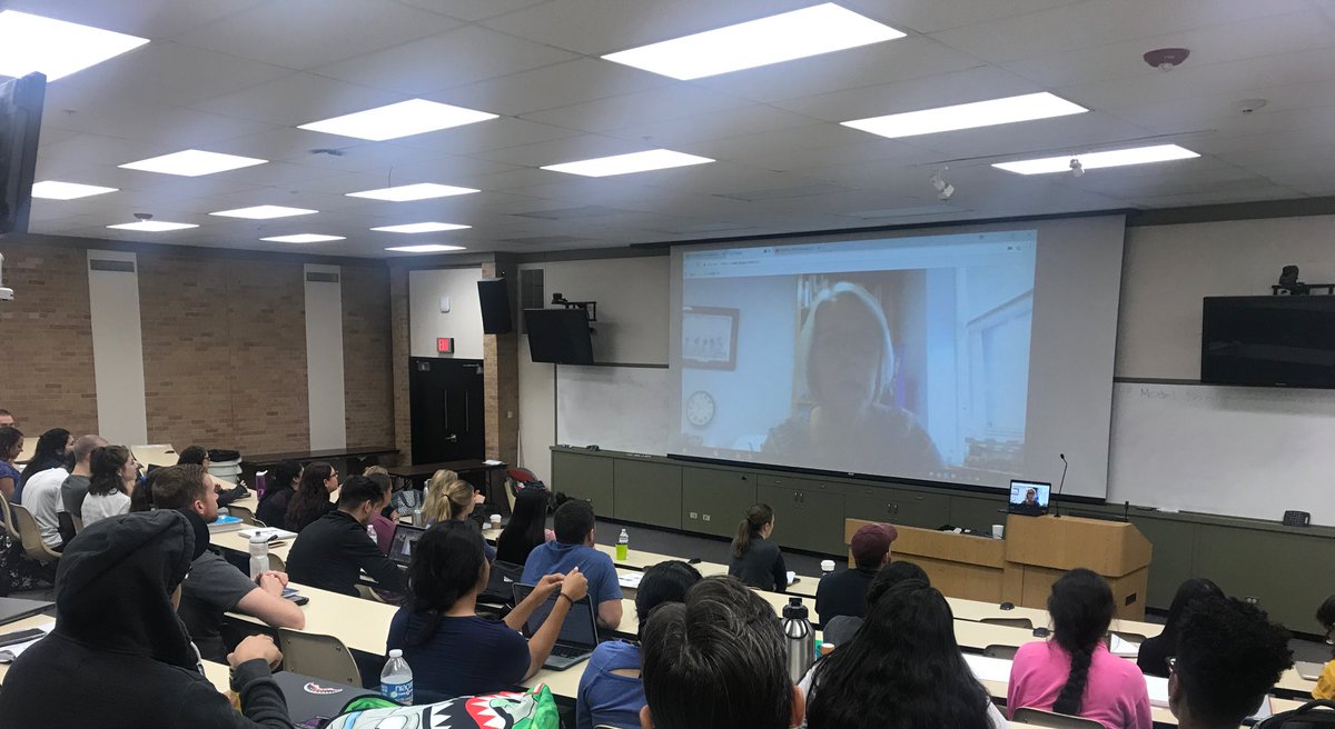 uthscsaOT's tweet photo. Thank you to Dr. Wendy Hildenbrand, @AOTAInc President-elect for speaking with our OTDI students via Skype yesterday about leadership in our profession #OT #AOTA https://t.co/fCweUj5clt