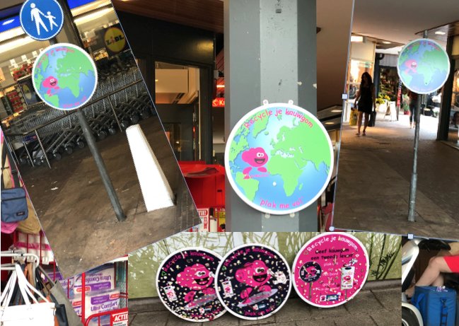 De kauwgumborden in Zoetermeer waren weer vol en zijn vandaag vervangen. Geen kauwgum meer op straat en weer n flinke hoeveelheid voor de recycling!!