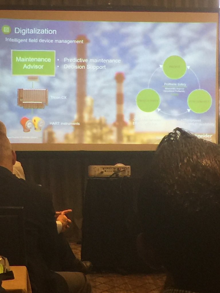 CraigDResnick's tweet photo. #FoxboroUserGroup @triconex @SchneiderElec connectivity to #EcoStruxure #FoxboroDCS can be #Integrated,, #interfaced, or separate, leverage #digitalization tools field device expert #maintenance advisor #safety validator #system advisor #SIF management trip advisor @arc_advisory https://t.co/ZqQYUg79QV