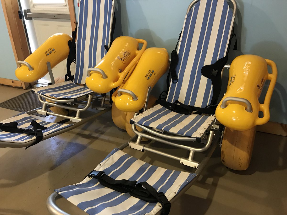 BonnecherePP's tweet photo. DYK: we have floating wheelchairs available to borrow at our park store?  #accessibility https://t.co/Gf0fjt2FlV