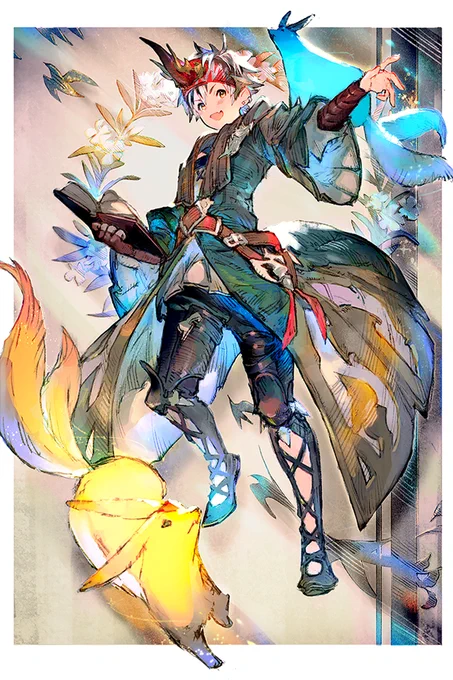 #漆黒の水鏡
FF14で召喚士をやっていた勝くん(お誕生日おめでとうございます。) 