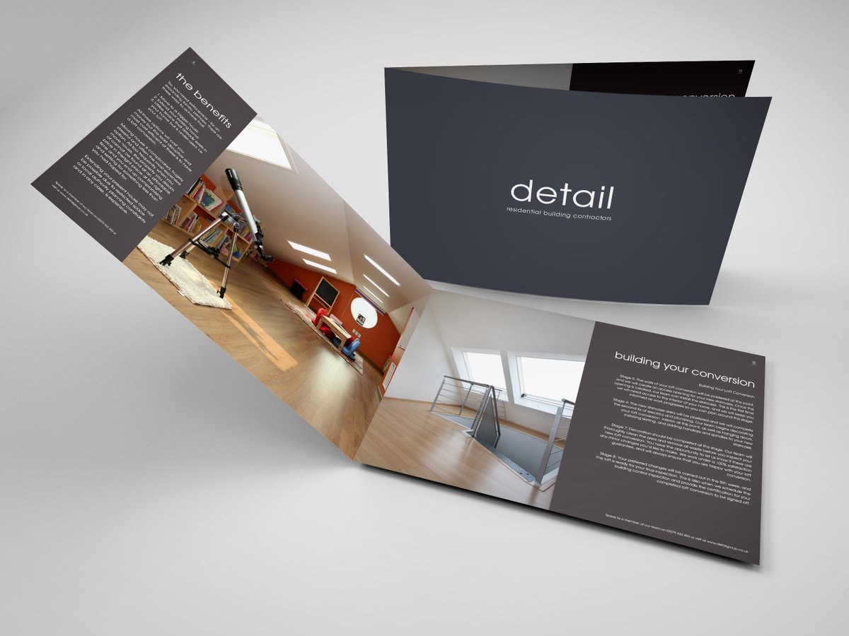 Take a look at our new brochures! detailgroup.co.uk/brochure-form #loftconversion #houseextension #residential #construction #london #essex