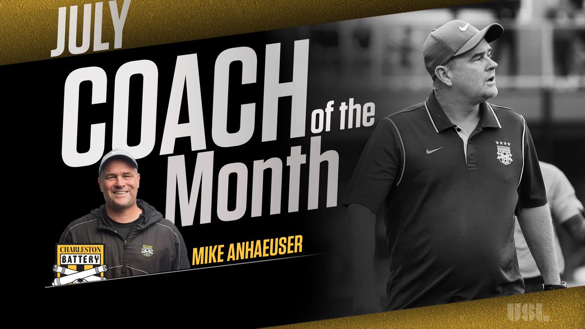Anhaeuser named @USL Coach of the Month 

DETAILS | bit.ly/2KCjxlB

#CB93
