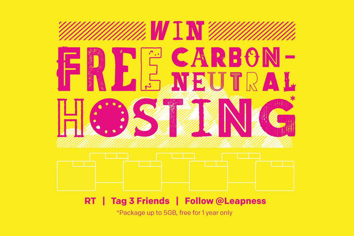 Green your site &amp; #WIN a year's FREE #carbonneutral hosting c/o of Leap!  RT the competition tweet | Tag 3 of your change-making buddies | Follow <a href="/Leapness/">Matt Hocking (inactive)</a> [ALL 3 MUST BE DONE FOR YOUR ENTRY TO COUNT!] T&amp;C's bit.ly/2LIOsC6 #competition #techforgood #giveaway <a href="/BCorpUK/">B Corp UK</a>