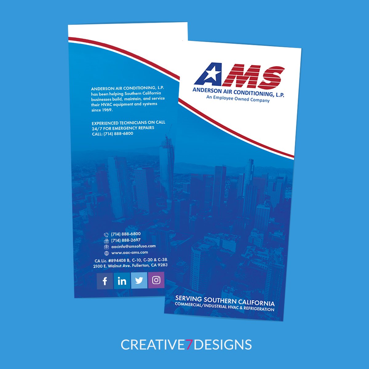 creative7design's tweet image. Feels so good to finish up this trifold design for Anderson Air Conditioning! Hit us up if you need any design work done! #trifolddesign #brochuredesign #portfolio #designwork #graphicdesign #ac #hvac #redlands #redlandsdesigner #creative7designs #c7dteam