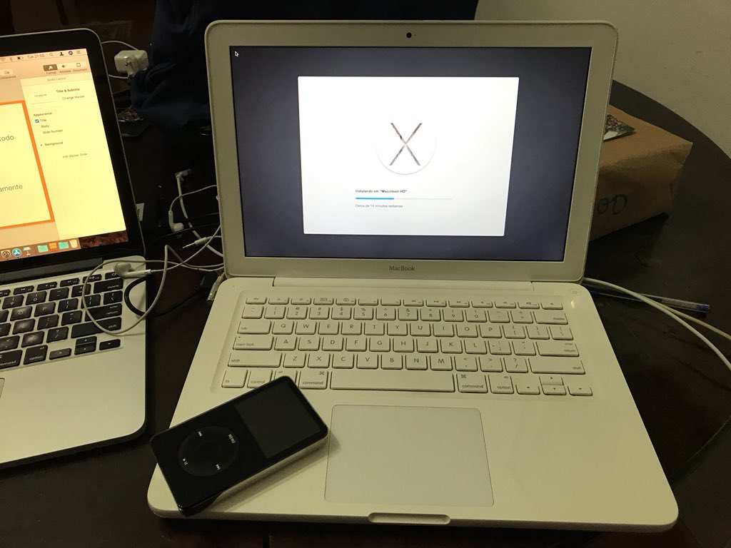 Tentando transplantar um OSX Yosemite sem usar a App Store, nem perder todos os dados. #JurassicMac