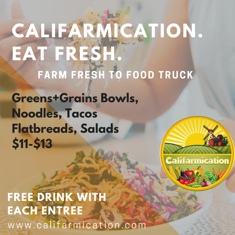 califarmication's tweet photo. Happy Hump Day! You can find us at 2 locations in OC today! For #lunch, we'll be at The Met from 11a-2p / 535 Anton Blvd, Costa Mesa / and for #dinner, we'll be at the North Beach Farmers Market from 4p-8p /1832 N El Camino Real, San Clemente / https://t.co/GEUh5kAK2W