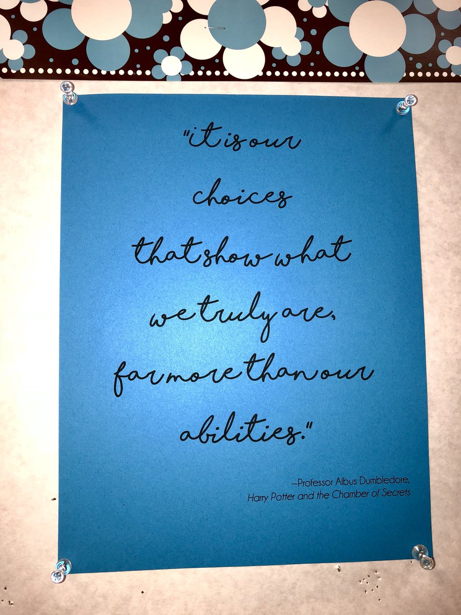 Wise words from the best professor of all. #FalconChallenge #HarryPotterisLife <a href="/LetoHighSchool/">Leto High School</a> @LHSMcCoy @LHSKleinTime <a href="/HCPSArea2/">HCPS Area 2</a>
