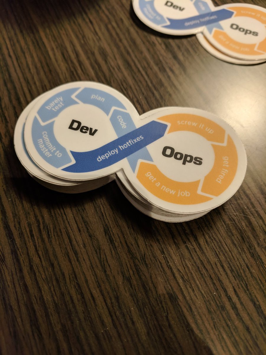 chriseng's tweet image. I'll have some of these stickers with me today and tomorrow. Ask me if you want one! I'll be mostly at BlackHat both days. #DevOops