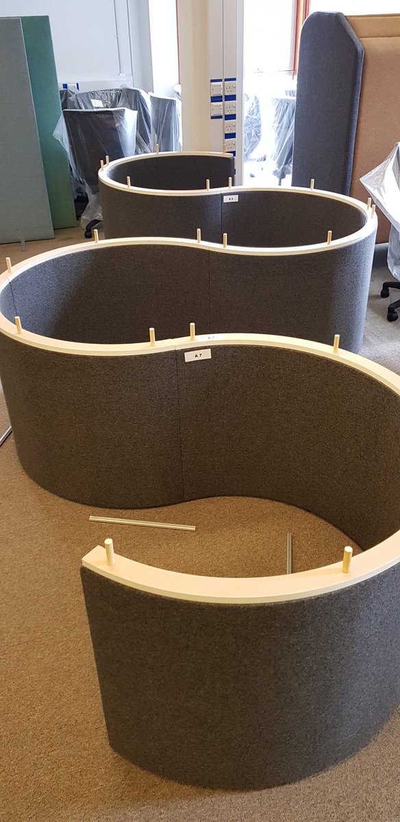 LibraryDMU's tweet image. Some interesting shapes appearing on Kimberlin Library&apos;s First Floor as part of our #SpaceForSuccess refurbishment. Any guesses? #YourLibrary #LoveDMU #DMU